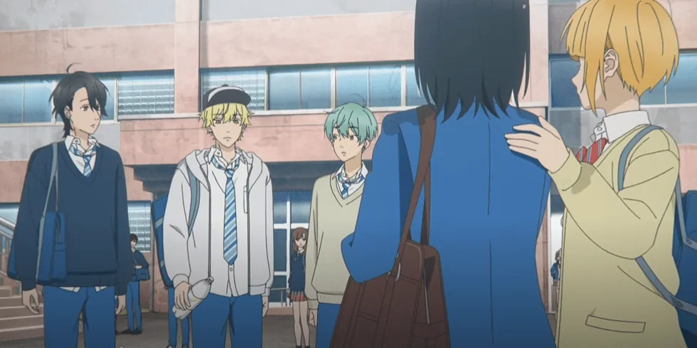 Uka Ishimori Falls in Love With Miura in Honey Lemon Soda Episode 2
