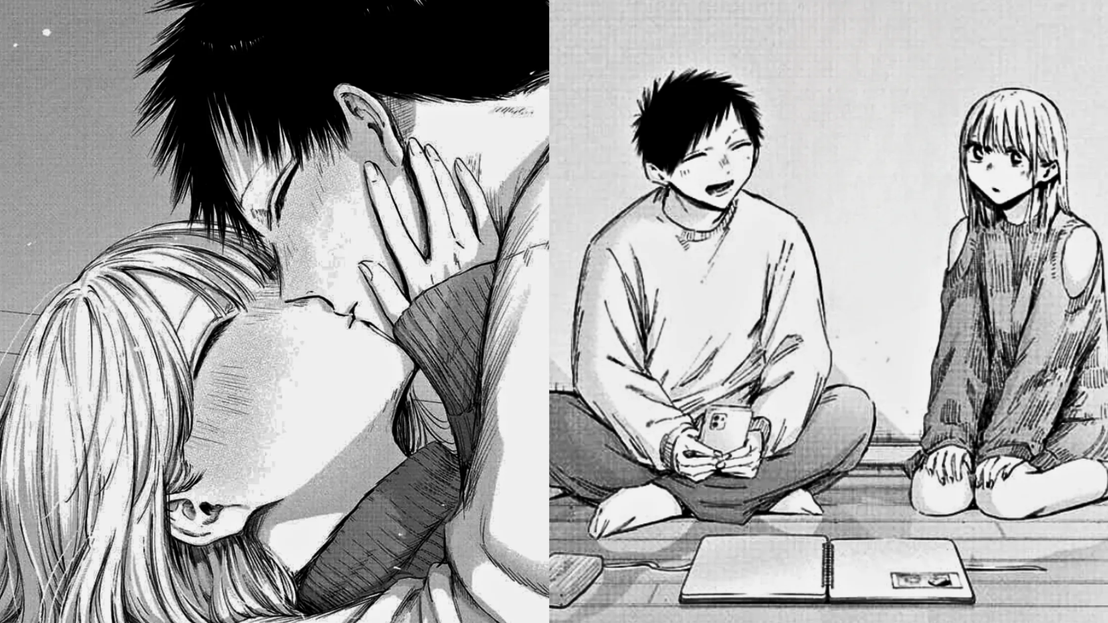 Chinatsu and Taiki Finally Kissed in Blue Box Chapter 196