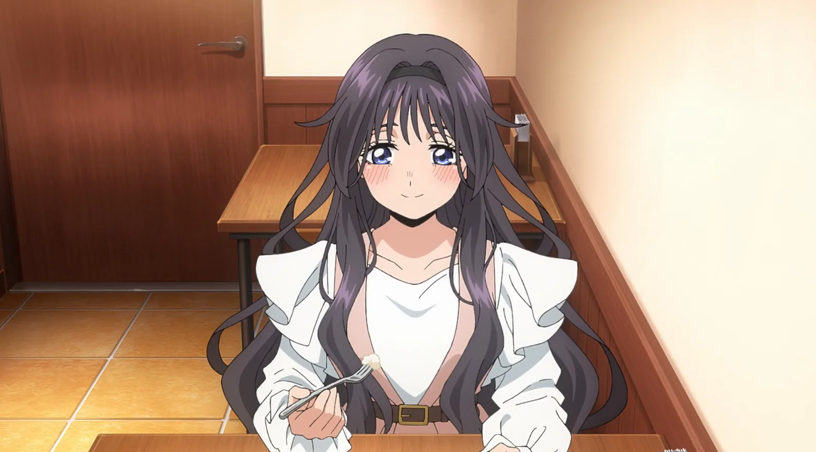 Image via The Fragrant Flower Blooms With Dignity Episode 1, Credits: CloverWorks